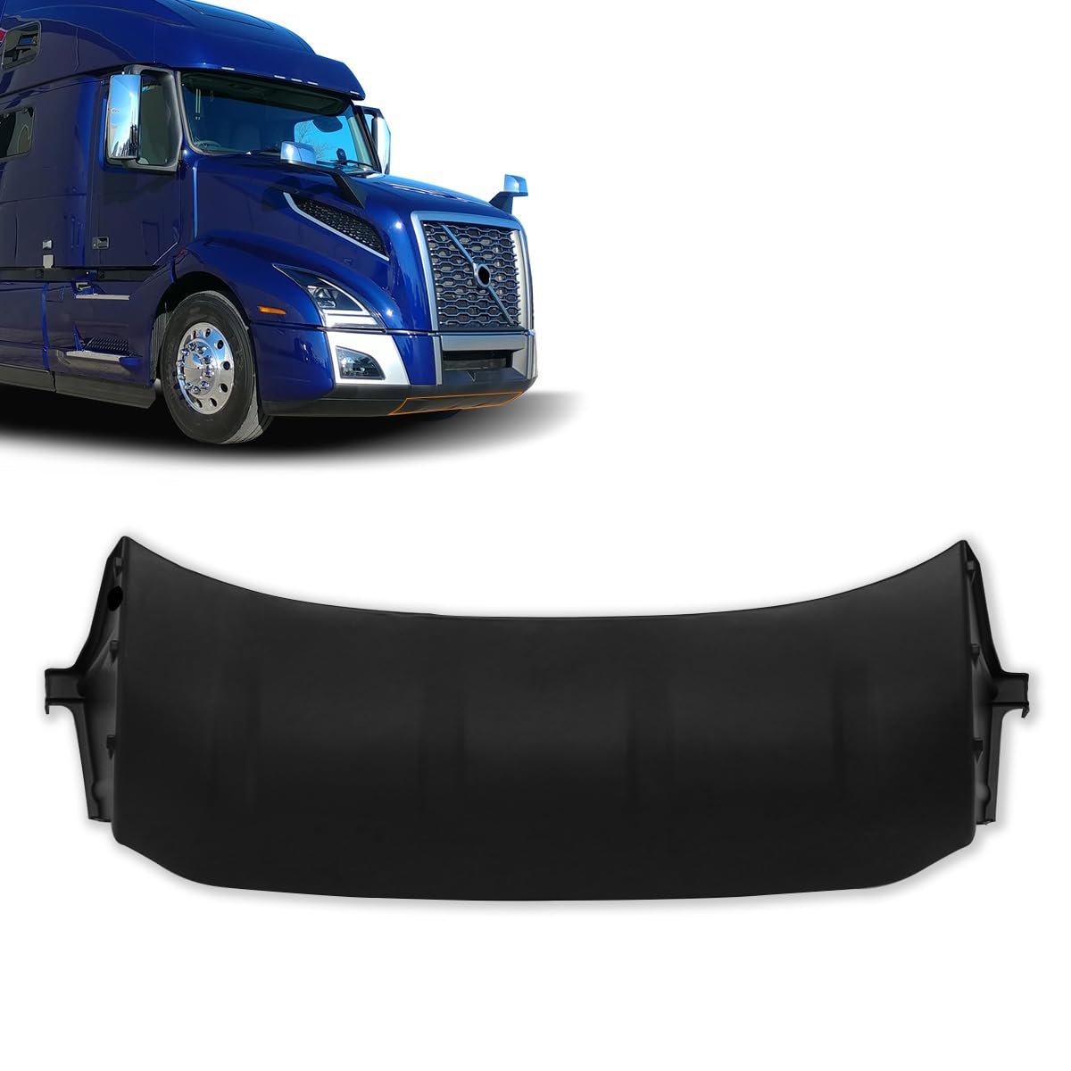 Photo 1 of Compatible with Volvo VNL 2018+ Truck Bumper Air Flow Deflector (Bumper Center)