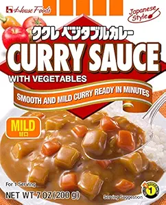 House Foods Curry Sauce with Vegetables, Mild, 7 Ounce Boxes (Pack of 10)