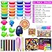 EXPLORER'S CHOICE Slime Kit for Girls and Boys - DIY Big Slime Kit 3.55 pounds - 24 Clear Slime Containers - Super Fun Toys for Girls and Boys - Slime Kits Supplies with Foam Beads