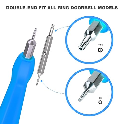 Ring Screwdriver Bit Set for Battery and Wifi Access Fits All