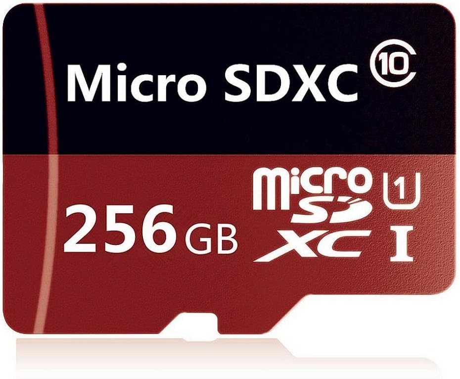 256GB Micro SD SDXC Memory Card High Speed Class 10 256gb with Micro SD Adapter (256gb)