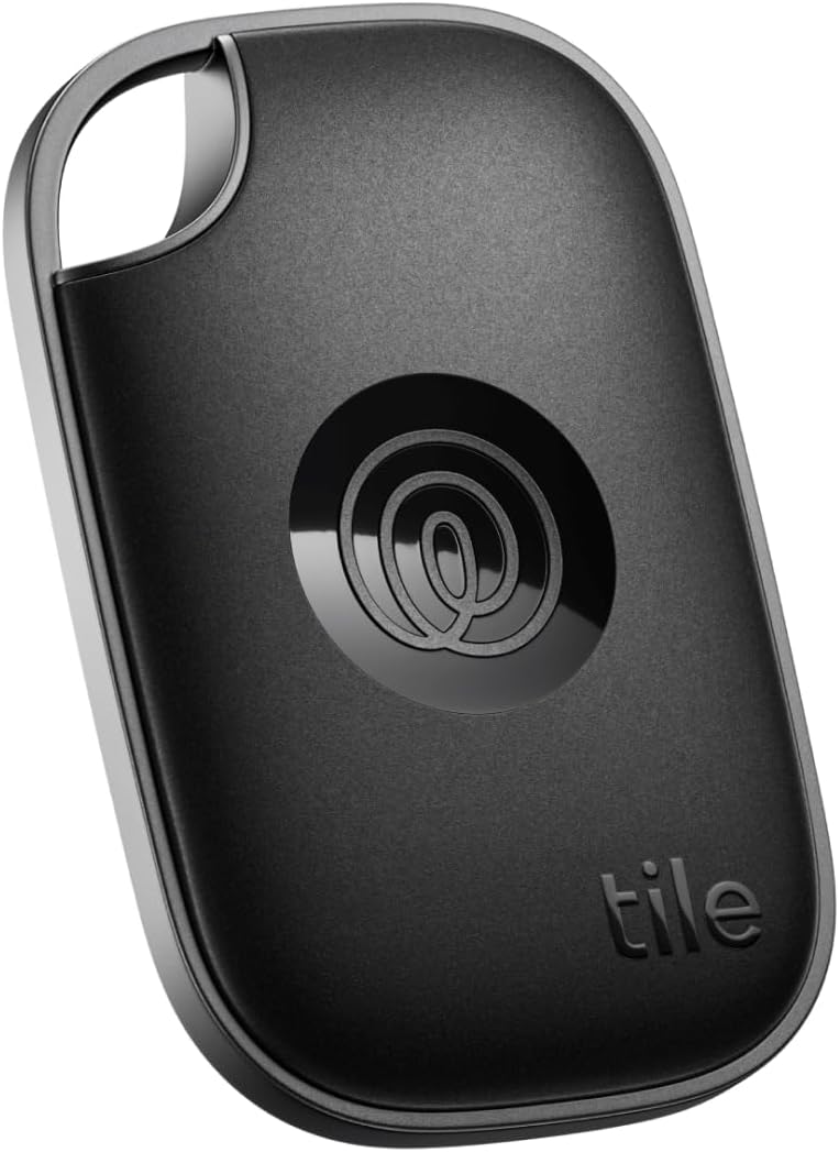 Life360 Tile Pro Bluetooth Tracker Key Finder iOS Android 500 feet IP68 Black