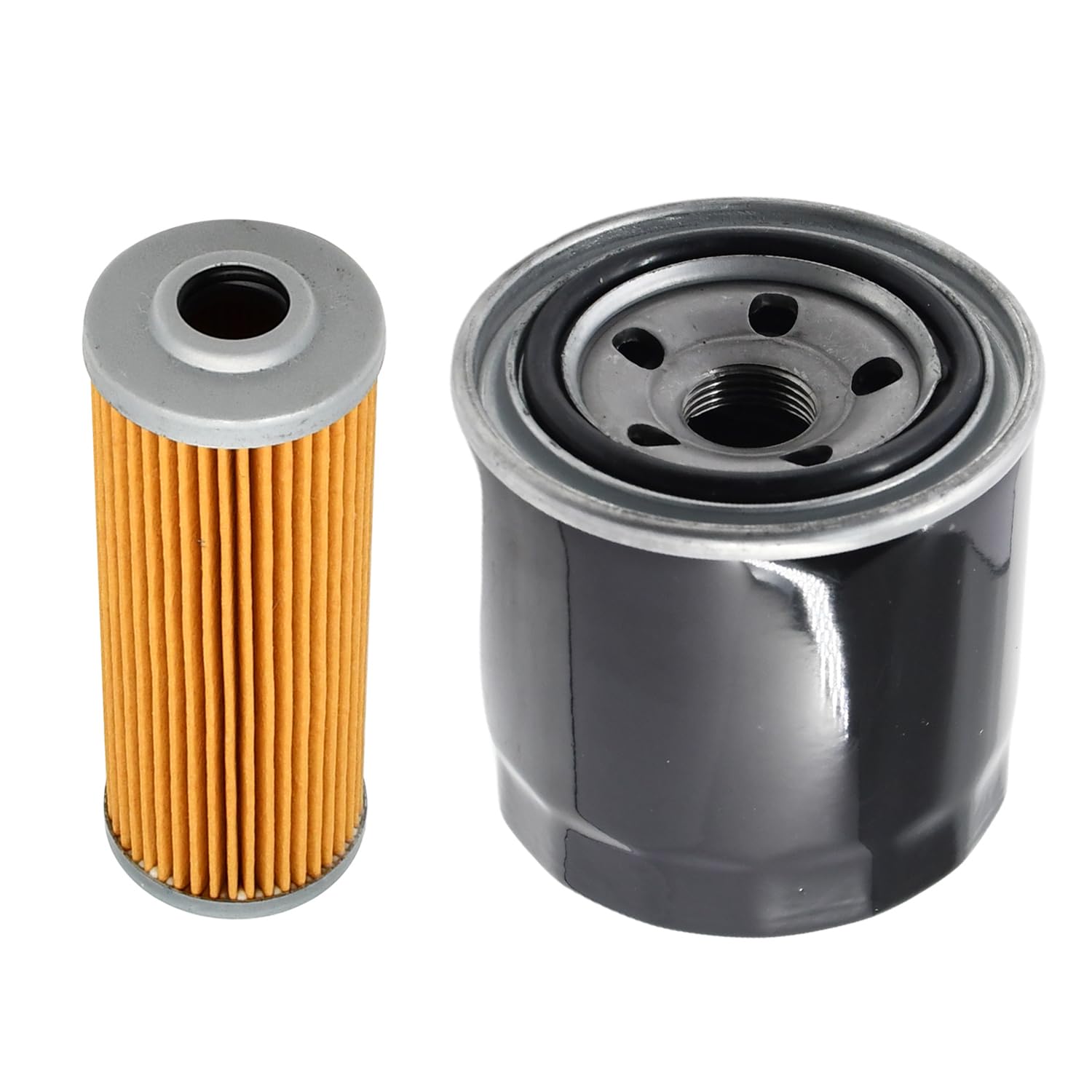 Photo 1 of Oil Filter M806418 & Fuel Filter MIU804763 M801101 Kit Compatible with John Deere 1023E 1025R 1026R 2305 2320 755 855 Utility Tractors HPX-Diesel Gator X495 X595 X740 X744 X748 X750 Front Mower