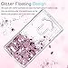 LG G4 Case with Tempered Glass Screen Protector [2 Pack] for Girls Women,LeYi Glitter Bling Moving Quicksand Liquid Clear TPU Protective Phone Case for LG G4 (5.5