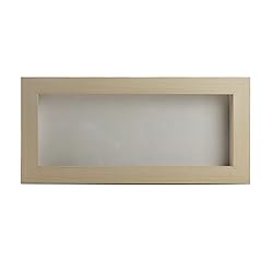 14x22 Shadow Box Frame White Washed Wood | with a