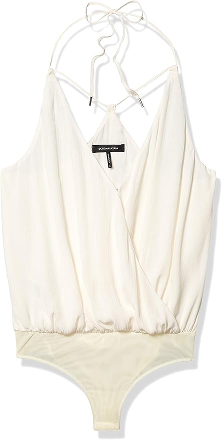 Amazon bgmaxazria レディース ディスコ サテン ボディスーツ シャツ ブラウス 通販