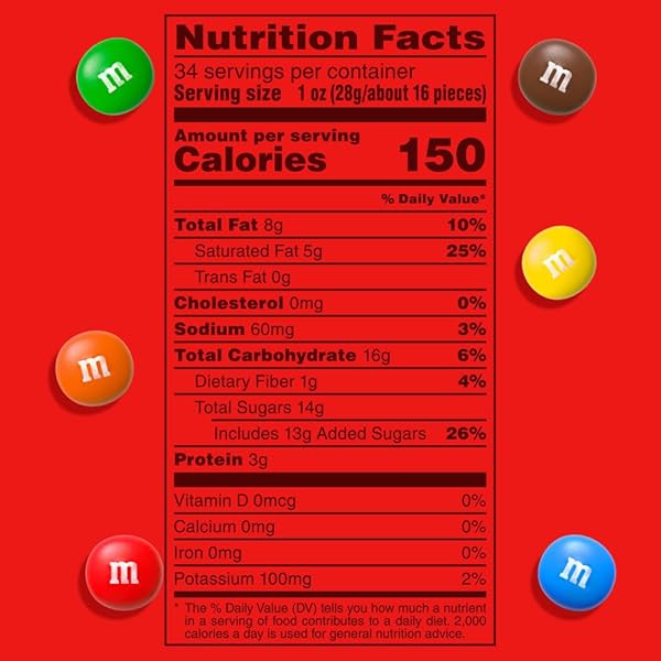 M&M’S PEANUT BUTTER CHOCOLATE CANDY, FOOTBALL PARTY CANDY SUPPLIES, PARTY SIZE, 34 OZ BAG