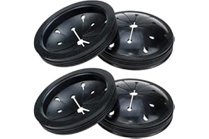 Xiaoyztan 4 Pcs 3-Inch Rubber Splash Guard Baffle Rubber Plugs for Sink Garbage Waste Disposal Conpatible with Most Standard Kitchen Sink Drains