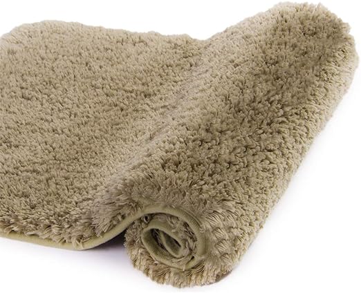 Amazon Com Walensee Large Bathroom Rug 24 X 40 Sand Extra Soft And Absorbent Shaggy Bathroom Mat Machine Washable Microfiber Bath Mat For Bathroom Non Slip Bath Mat Luxury Bathroom Floor Mats Rubber