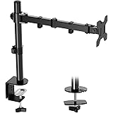 Monitor Arm Desk Mount, Fully Adjustable Computer Monitor Stand Mount for Screen Up to 27 Inch, Full Motion Monitor Desk…