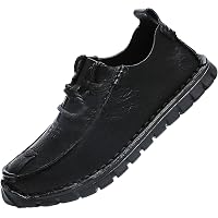 NWOT LZDZN Men\'s Casual Loafer Soft Leather Upper Rubber Sole Size 8. Unisex... Amazon.com | LZDZN Mens Casual Shoes for Men main image 4