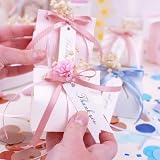 G2PLUS Baby Pink Satin Ribbons 10mm x 22m Gift Wrap for Crafting Decor view 5