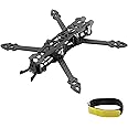 DashRC Mark4 HD 5-Inch FPV Racing Drone Frame Kit, 225mm Wheelbase Carbon Fiber Quadcopter Frame with 5mm Arm for RC Freestyle FPV, Drone Quad Compatible with DJI FPV Air Unit Vista System