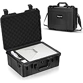 YEEYUUE Starlink Mini Case,Waterproof Hard Shell Travel Case with Custom Foam,Shockproof Dustproof for Starlink Mini Dish,Router,Cables & Accessories,Portable for Outdoor Camping,Hiking,RV