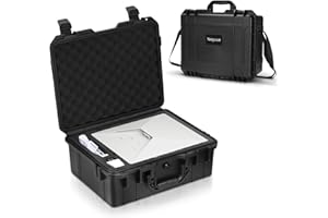 YEEYUUE Starlink Mini Case,Waterproof Hard Shell Travel Case with Custom Foam,Shockproof Dustproof for Starlink Mini Dish,Router,Cables & Accessories,Portable for Outdoor Camping,Hiking,RV