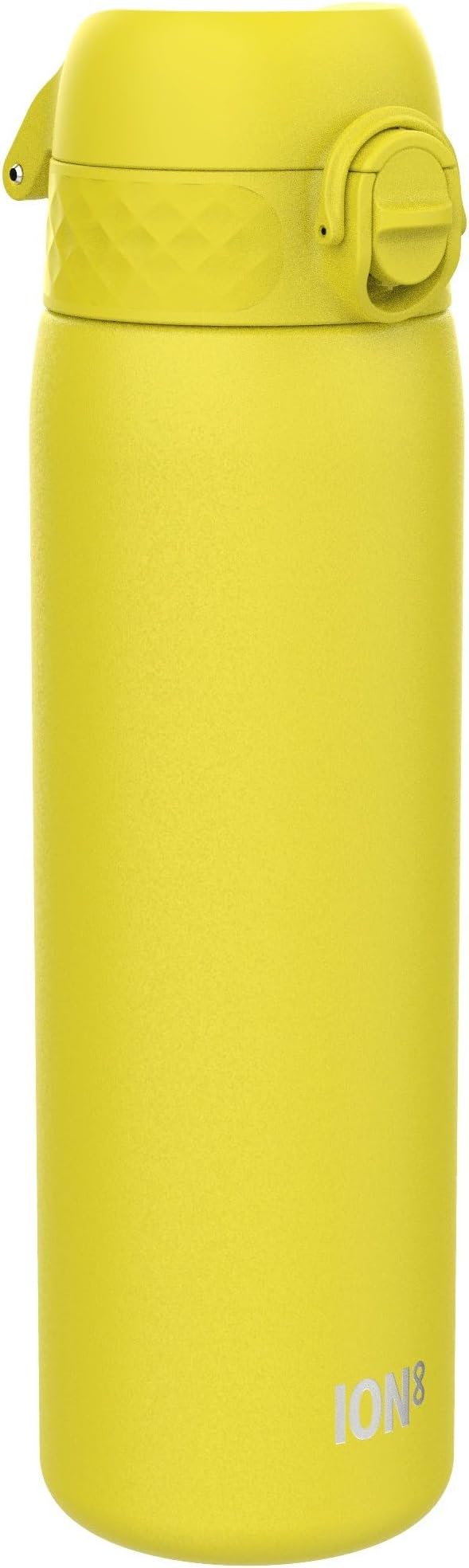 Ion8 Lightweight Stainless Steel Water Bottle 600 ml Yellow Non-Insulated