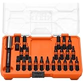 Klein Tools 33510S Security Bit Set, 23-Piece, MODbox Compatible, Slim ProFlex Impact, Security TORX, Tamperproof Bits, Professional Tool Kit