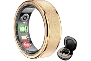 COLMI R10 Smart Ring, Smart Health Ring for Women, Features Heart Rate, Blood Oxygen, Sleep Monitoring, Pedometer, and Fitness Tracker. (Rose Gold, 8#)