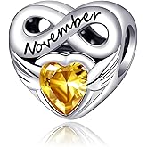 Rimgoris 925 Sterling Silver Happy Birthday Birthstone Women Bracelets Zodiac Necklace Constellation Luminous Effect Pendant Women Bracelet Charm Mother's Day with Zirconia