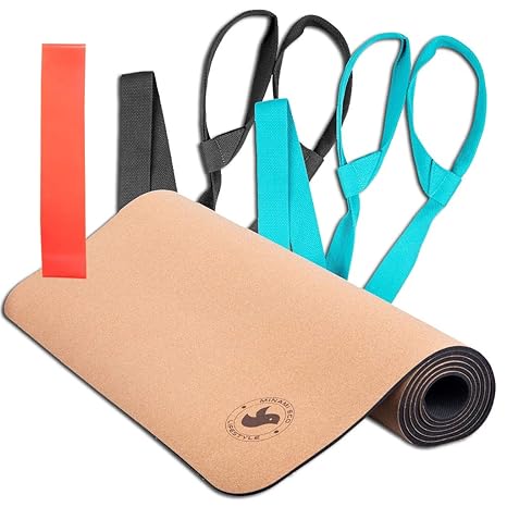 Amazon.com: Minami - Esterilla de yoga ecológica de corcho ...