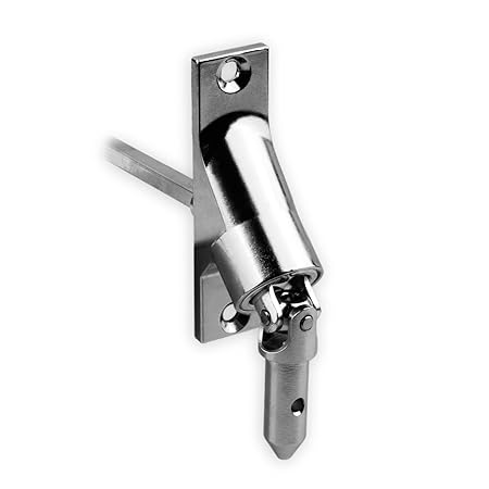 DIWARO.® | Rolladen Gelenklager G070, 90 Grad Umlenkung, Grundplatte 22 x 85 mm mit 2 Befestigungslöcher, Kurbelzapfen Anschl