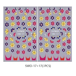 Flower Daisy Nail Stickers Summer Flowers Nail Art