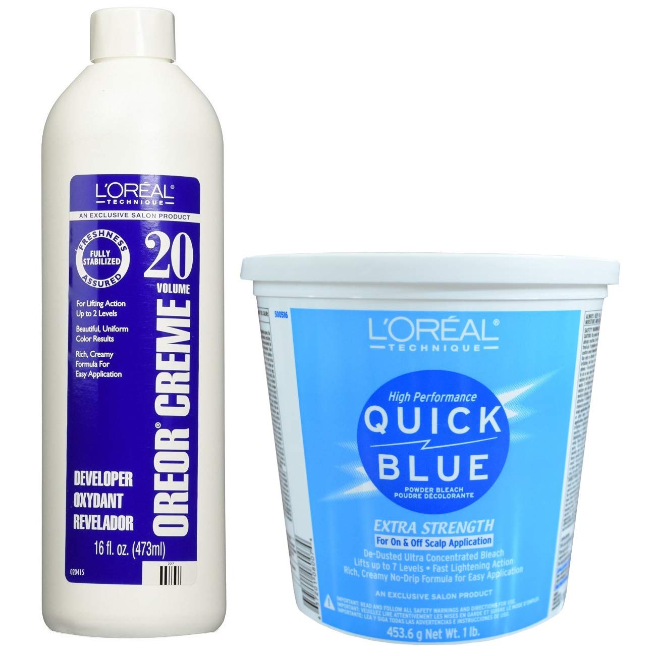 L'Oreal Technique Quick Blue Powder Bleach Extra Strength