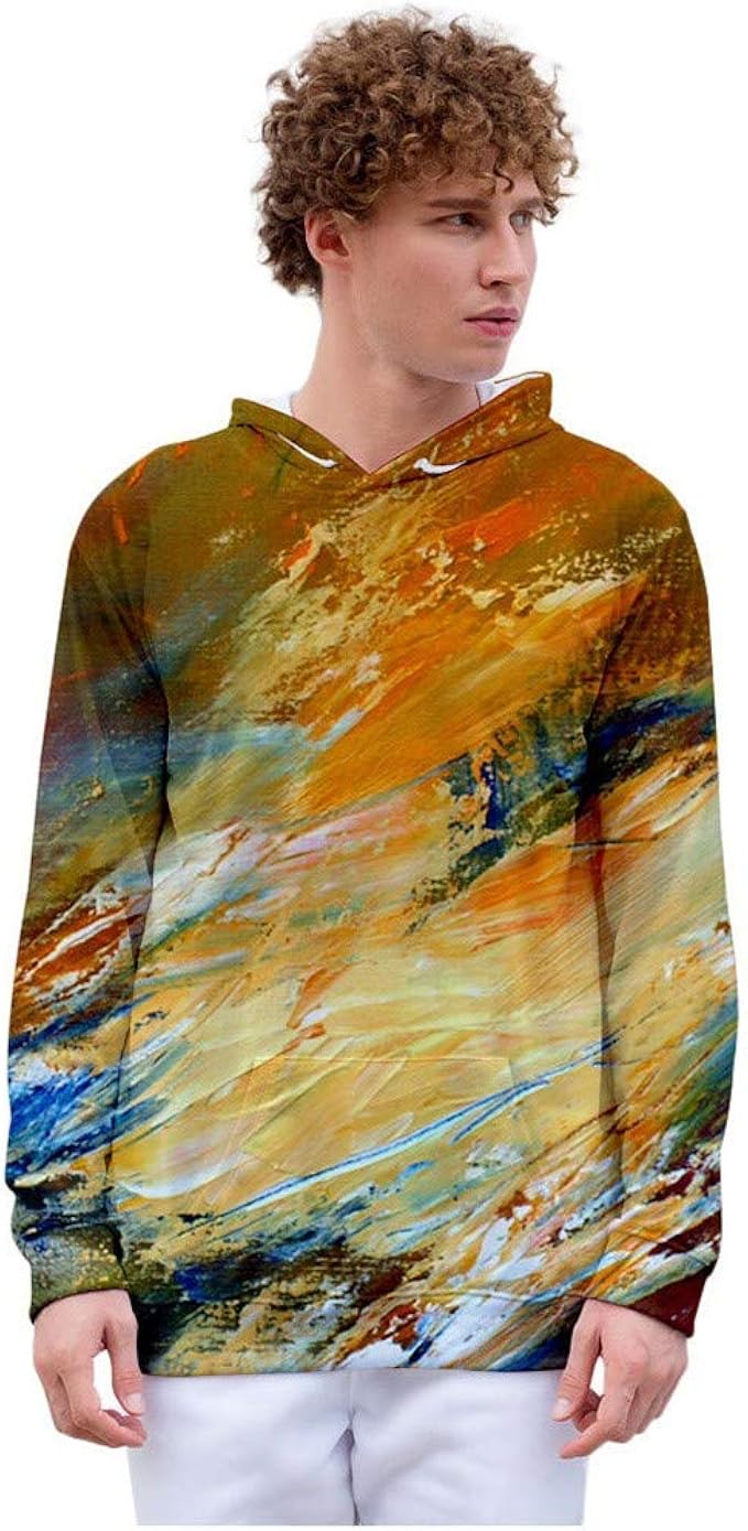 yellow sweatshirt outfit men