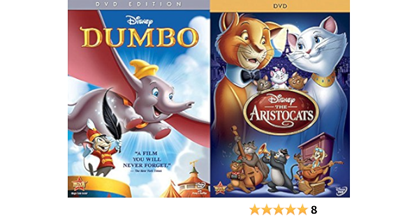 Aritocats Dumbo Animated Classic Disney Dvd Movie Bundle Amazon Es Peliculas Y Tv