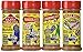 Obie-Cue's Texas BBQ Rub Gift Box, 4 Pack - Yankeeblaster, Gatorbreath, Texas Soul, Fajita Fabulousa