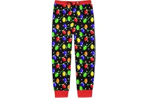 TUONROAD 7-16 Years Teens Boys Girls Warm Cofmy Christmas Pajama Pant Bottoms for Kids Winter Sleepwear