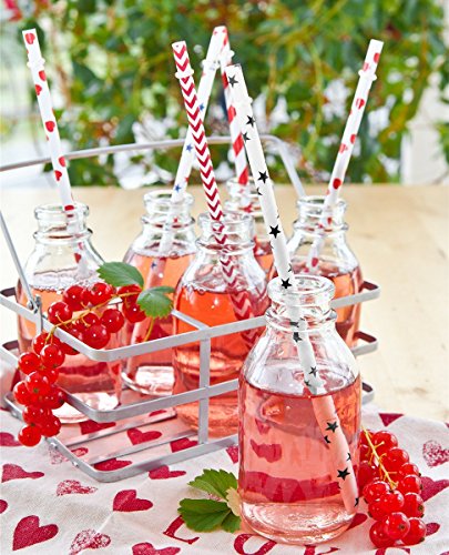 【35 Packs】Reusable Plastic Straws,MCIRCO Multi-colored 9 Inch Thick Drinking Straws for 30 oz & 20 oz Yeti, RTIC, Mason Jar, Starbucks, OZARK Tumblers with Cleaning Brush - Thumbnail 5