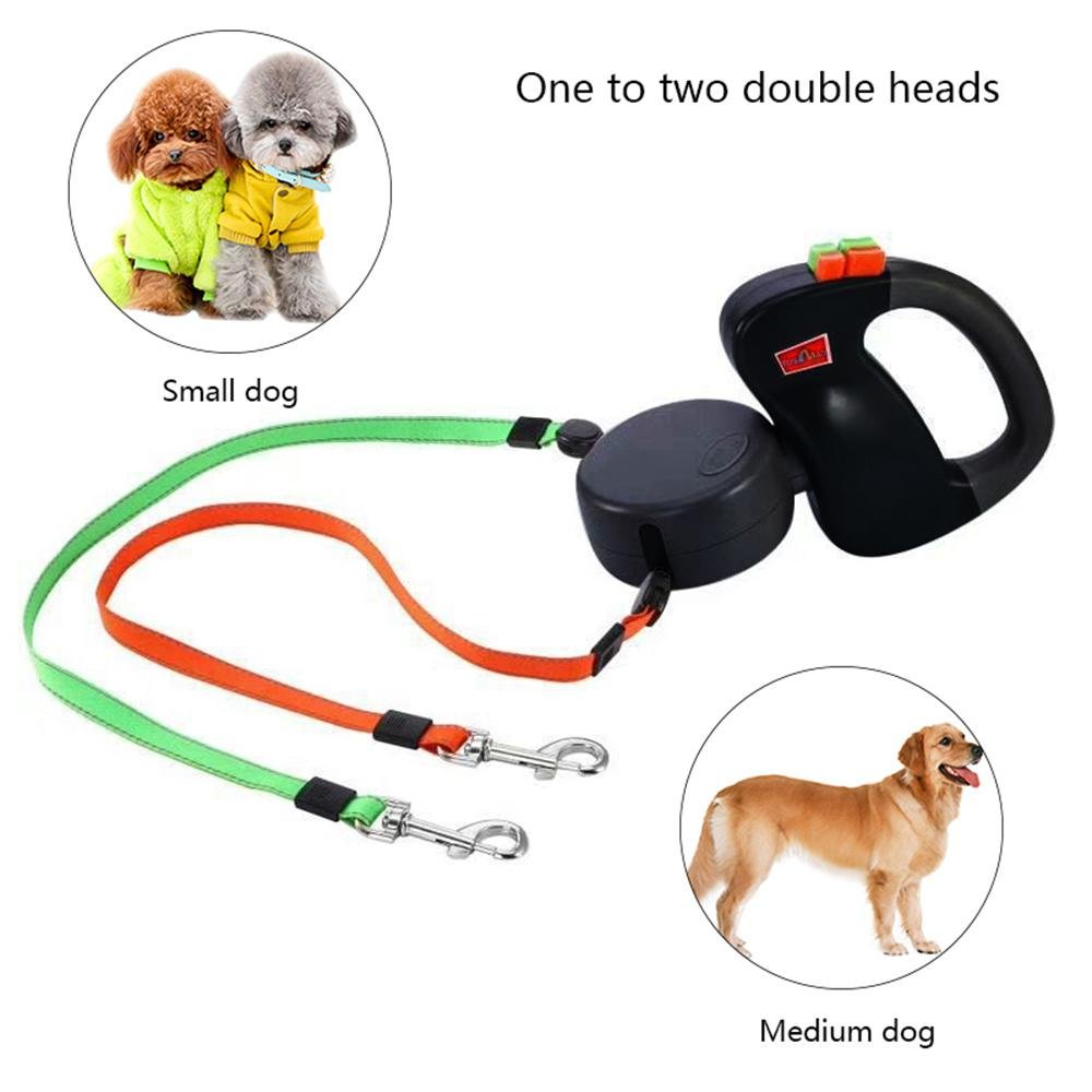Double retractable leash for large dogs Outlet