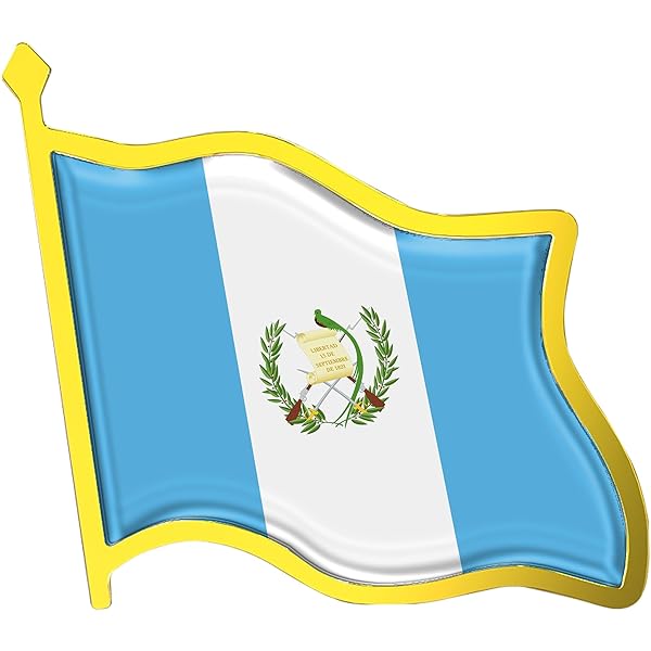 Amazon.com: Guatemala Flag Die-struck Metal Single Lapel Pin with