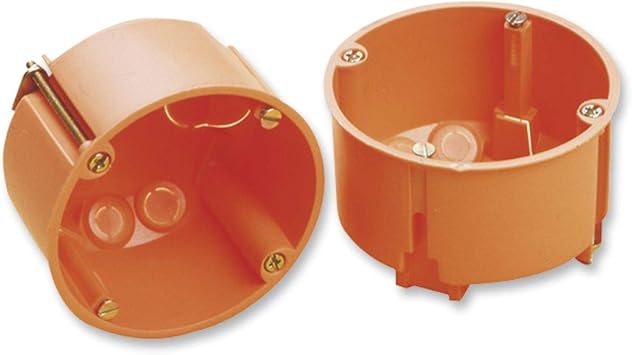 Kaiser - Caja mecanismos 47mm con tornillo naranja: Amazon.es: Bricolaje y herramientas