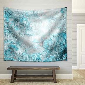 Abstract Grunge Style Colorful Splash Backgrounds. Watercolor Background Image Illustration. - Fabric Wall Tapestry Home Decor - 51x60 inches