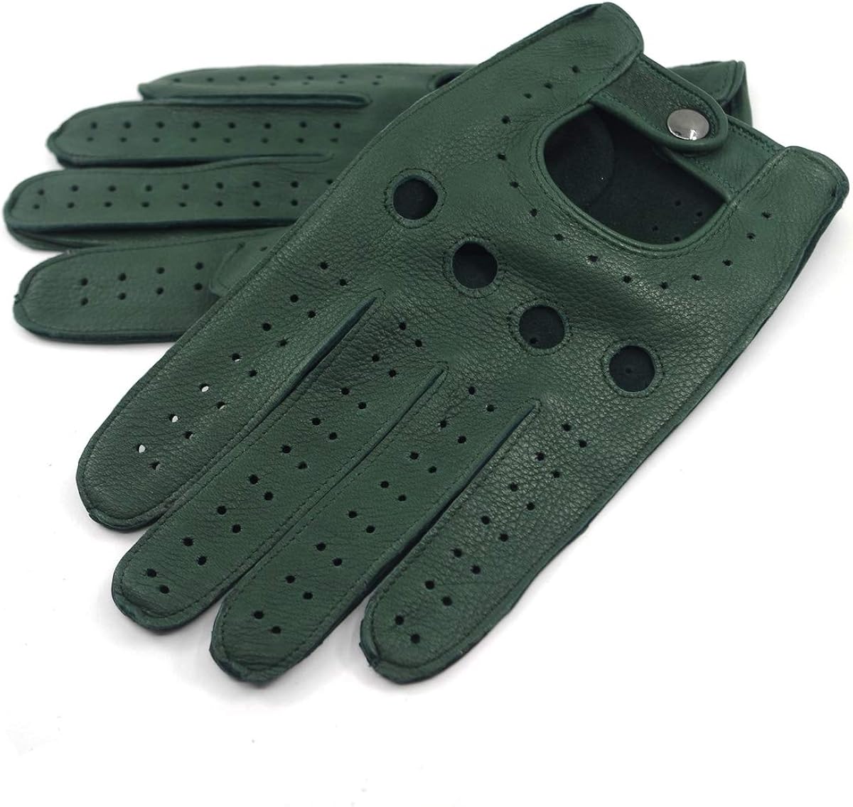 Harssidanzar Mens Leather Driving Gloves Unlined at  Men’s Clothing store