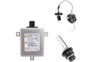 YUNSTAL W3T19371 Xenon Headlight Ballast with Igniter and D2S Bulb for 2006-2014 Acura 2004-2014 Honda 2007-2014 Mazda 2007-2012 Mitsubishi W3T15671 W3T16271 W3T20971