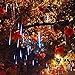 Paragala Meteor Shower Rain Lights,50cm 8 Tubes Snow Falling Rain Drop Light Cascading Lights for Christmas Wedding Party Xmas Tree Indoor Outdoor Patio Decoration (UL Listed Plug)