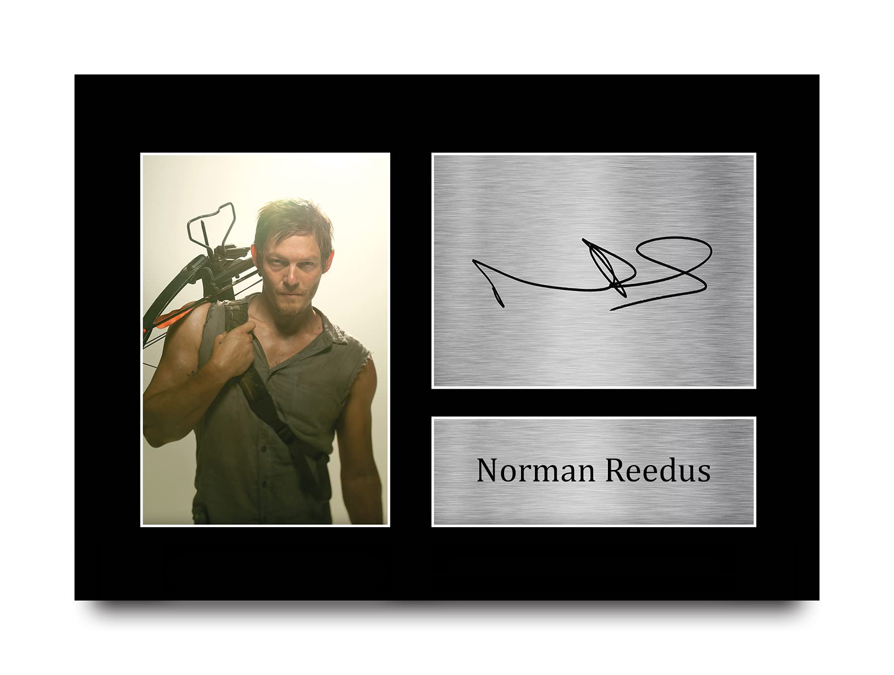 HWC Trading Norman Reedus A4 Printed Autograph The Walking Dead Print Photo Picture Display โ image 1