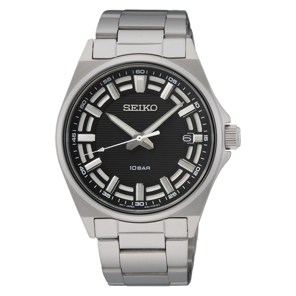 Seiko Men's Analogue Quartz Watch with Stainless Steel Strap SUR505P1