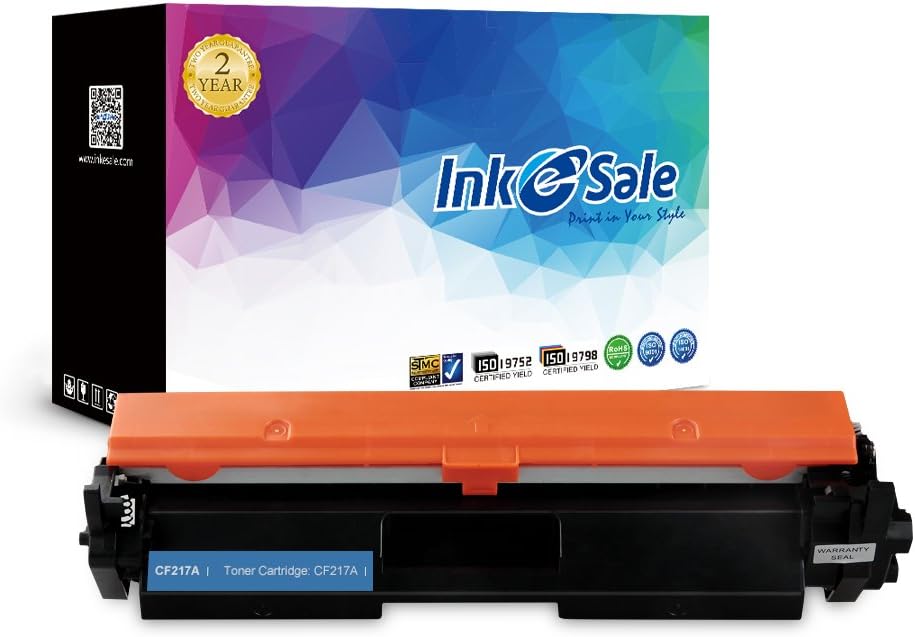 INK E-SALE Compatible Toner Cartridge Replacement for HP 17A CF217A for use with HP LaserJet Pro MFP M130nw M130fw M130fn M130, HP LaserJet Pro M102a M102w - (Black, Pack of 1)