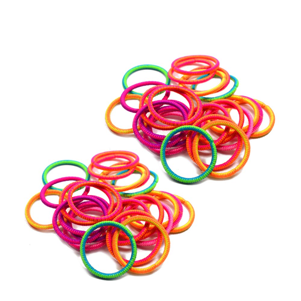 Buy Adbeni Colorfull Mini Elastic Soft Rubber Band for Baby Girl192B Pack of 100 at Amazon.in