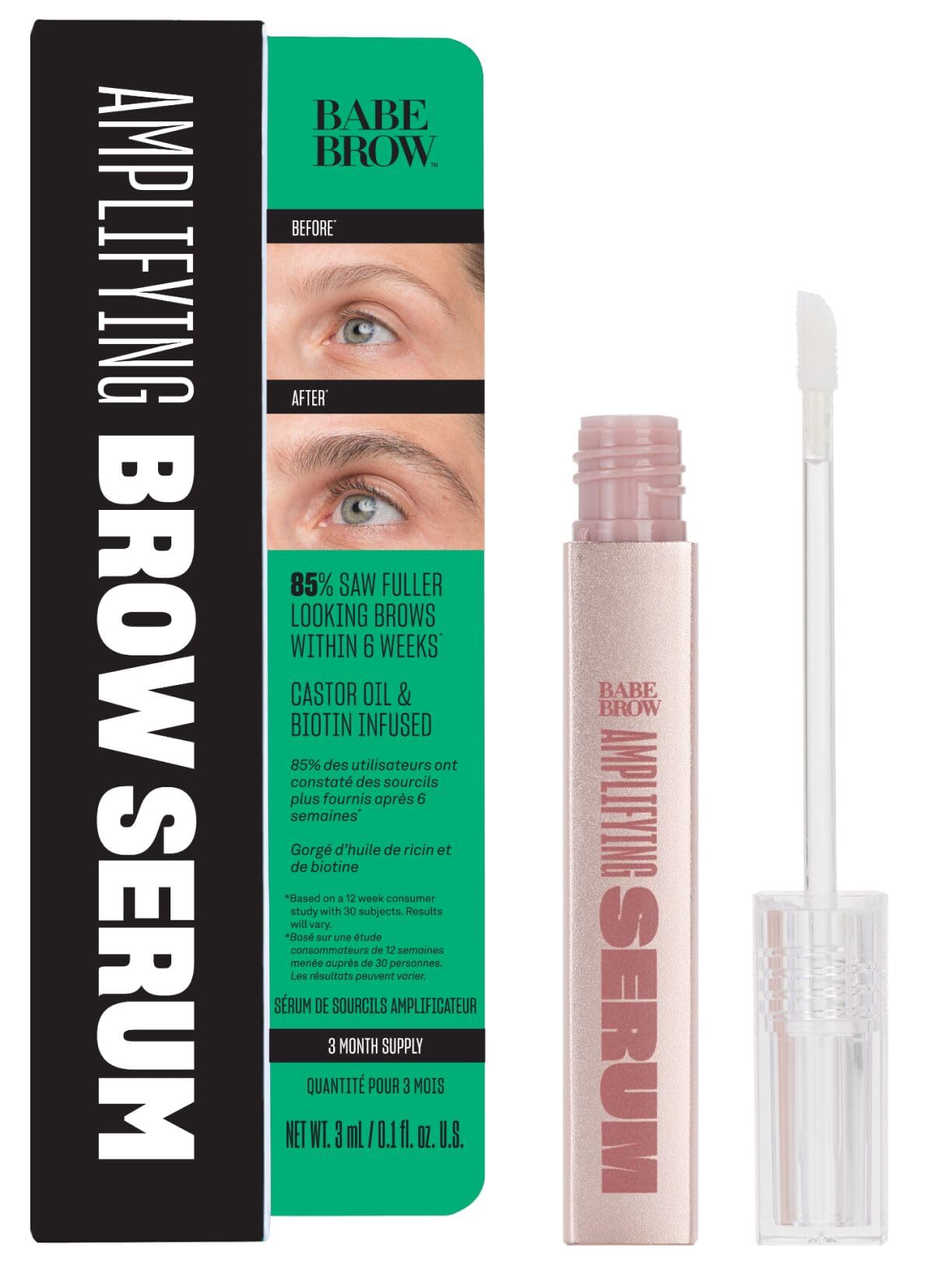 Babe Original Amplifying Brow Serum - Naturally Bolder Looking Brows