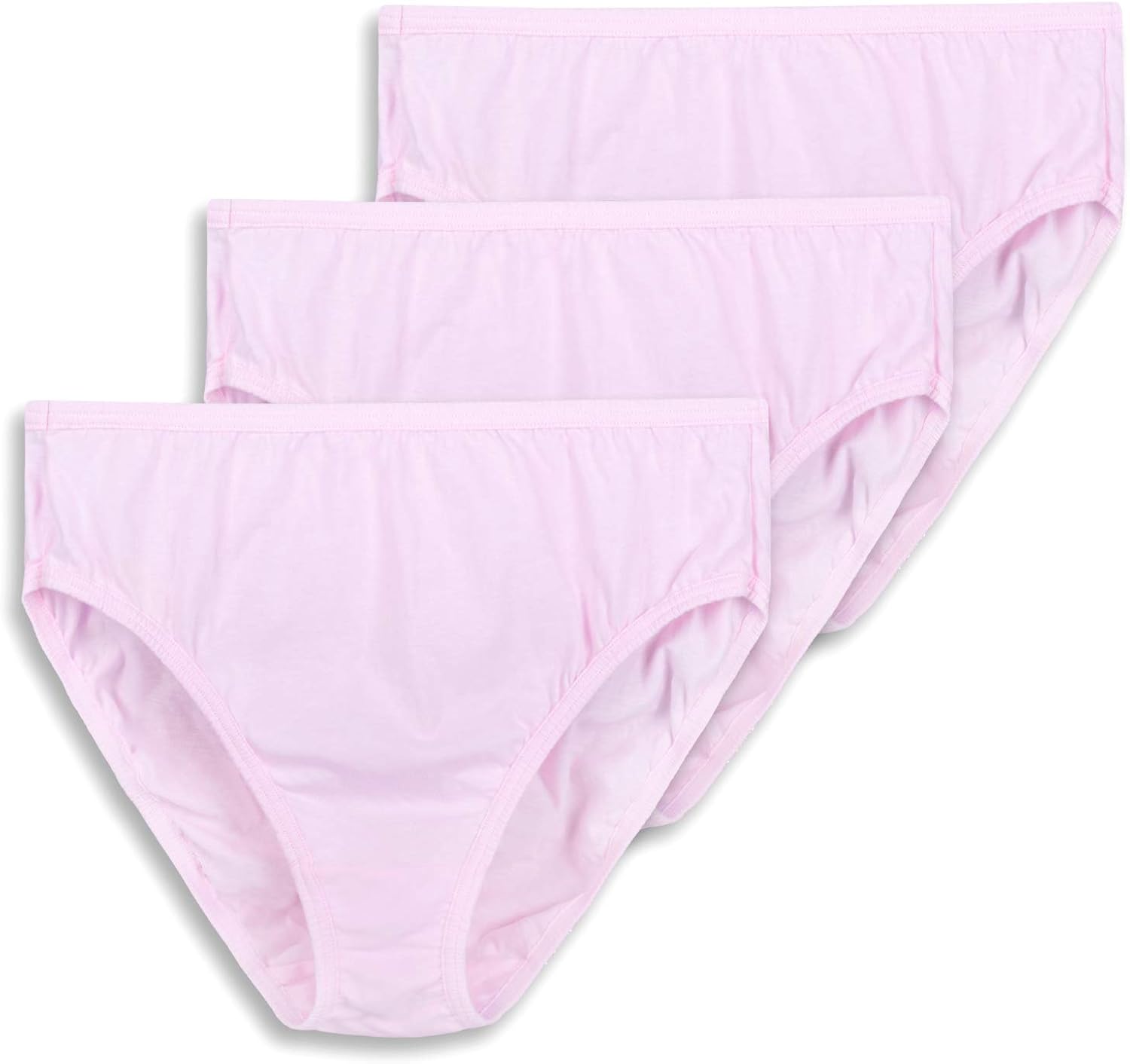 WingsLove Women's Plus Size Brief Comfort High Cut Underwear Panty 3