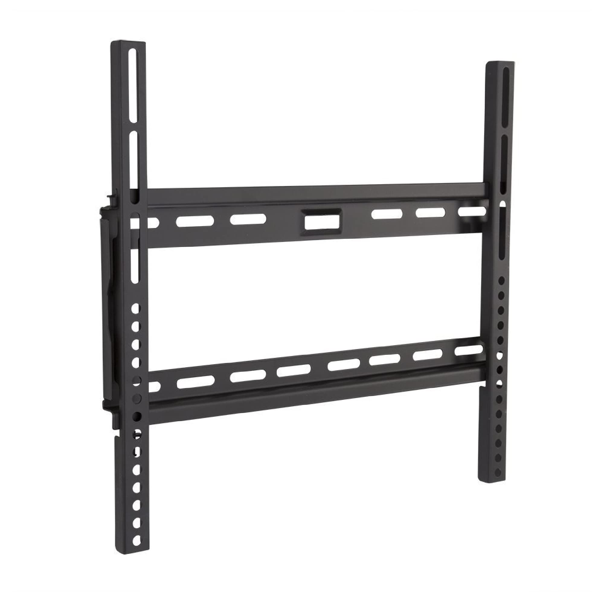 MAHARA Flat TV Wall Mount - Black Universal Wall Bracket for TVs upto 55 inches - VESA Compatible 50 x 50mm - 200mm x 200mm - 400 x 400mm - Max Weight 40kg - Suitable for Wood Stud or Solid Wall