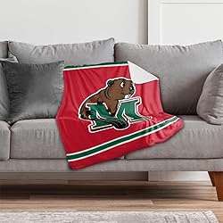 Minot State University Primary Logo Stripes Sherpa