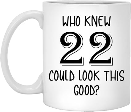 Amazon 22歳の誕生日プレゼント 22歳と22歳の誕生日プレゼント 22歳の誕生日マグカップ 22歳の誕生日グラス 22歳の誕生日 Oysterspearl グラス タンブラー