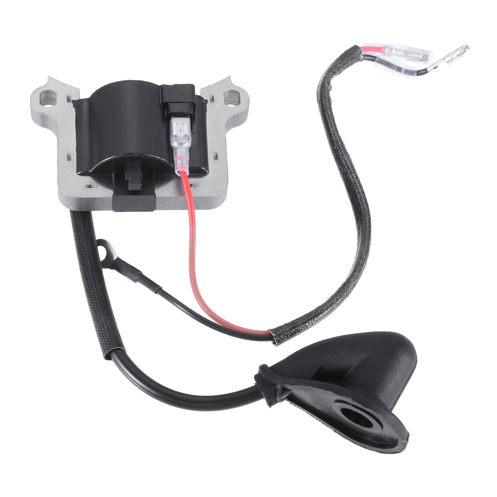 Hicello 62mm Brush Cutter Ignition Coil, 43CC 49CC 52CC Strimmer Ignition Coil Module for 2-stroke Engine Grass Trimmer Multi Tool Tiller Cultivator Garden Machines