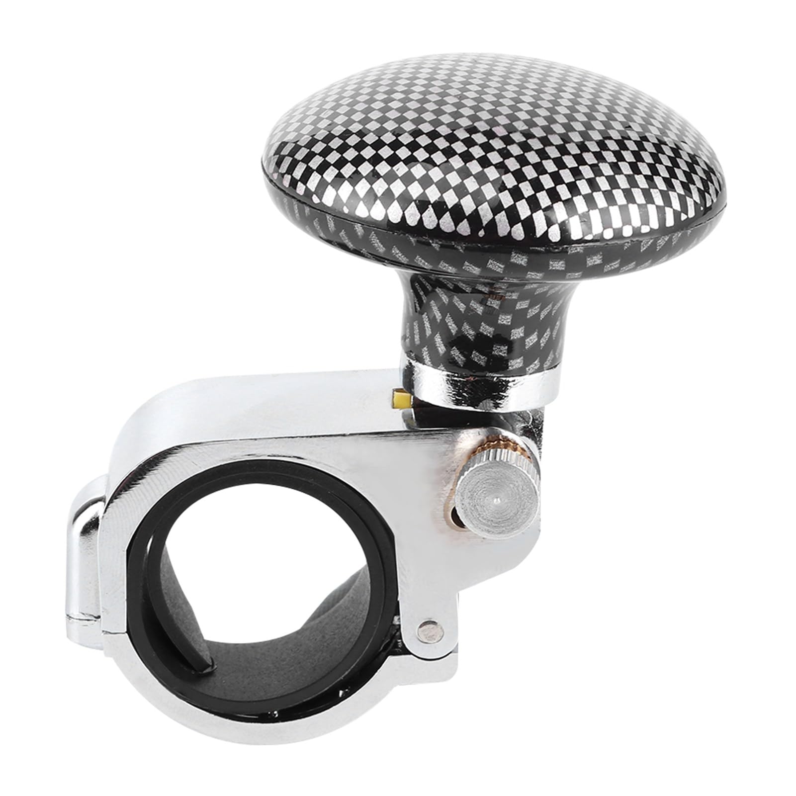 Car Steering Wheel Knob, Universal Steering Wheel Turning Knob, Carbon Fiber Construction, for Disabled Drivers, Easy Turning & Secure Grip